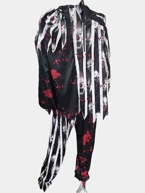 Spirit Scary Clown 3 Piece Halloween Costume Size L